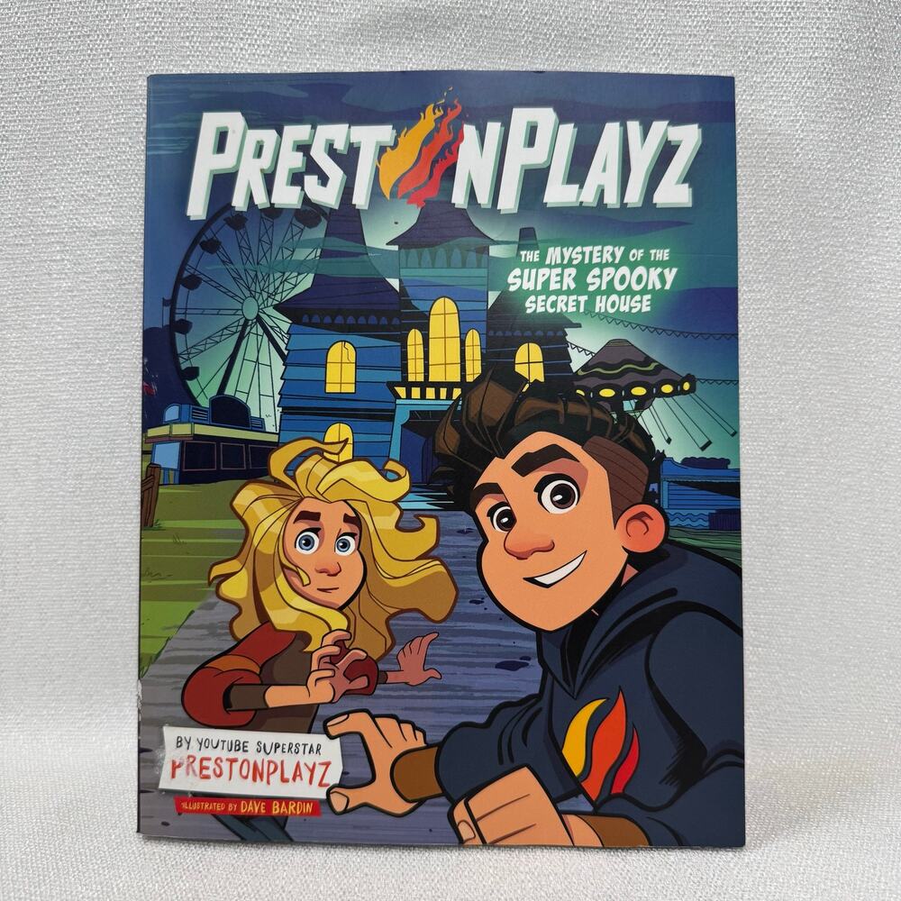 "The Mystery of The Super Spooky Secret House" By Youtube Preston Comic Book